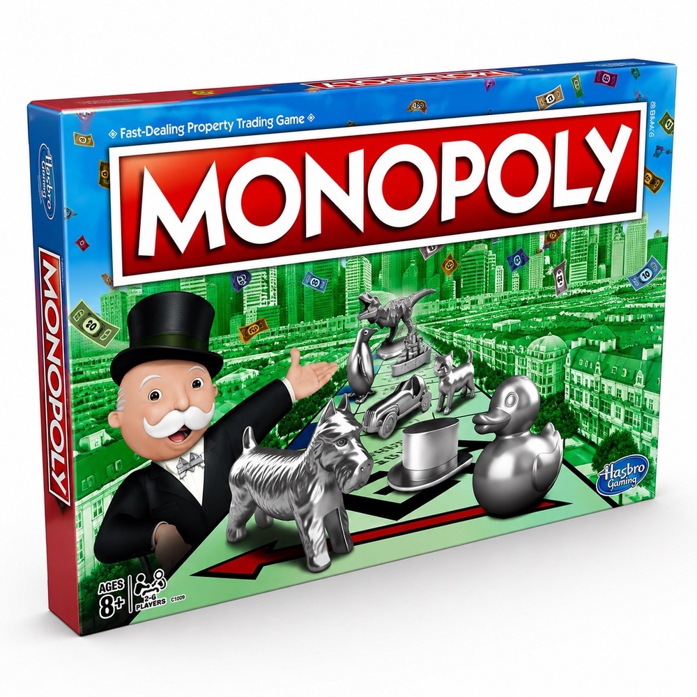 Hasbro Monopoly‎ Classic Board Game New Sealed Family Game Night Limited Tokens